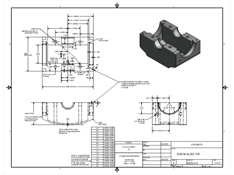 02.ENGINE BLOCK TOP