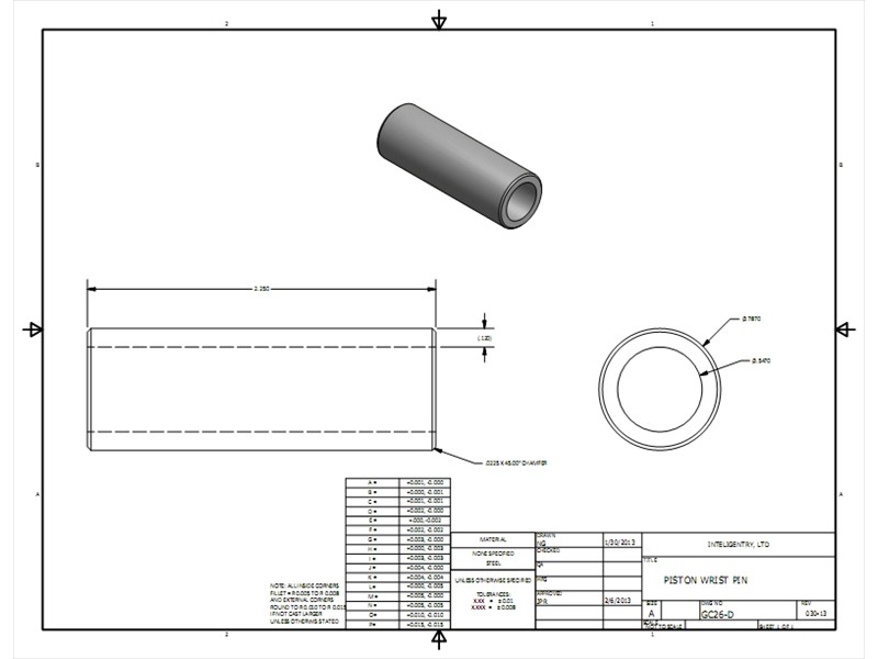 14.PISTON WRIST PIN